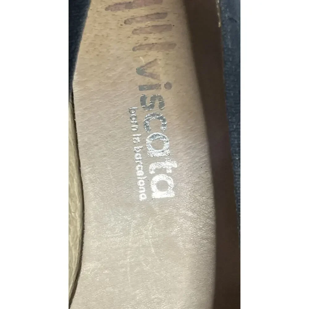 Viscata Barcelona Espadrille Wedge Size 41 US 10 Heels Handmade in Spain